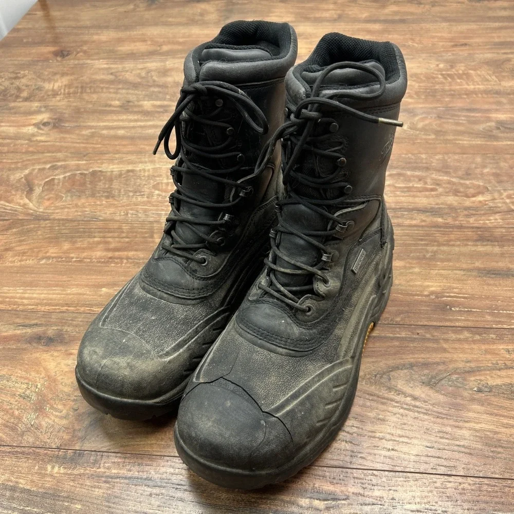 Thorogood 299 Railroad Steel Toe THINSULATE ULTRA Boots Men's‎ Size 11M Black